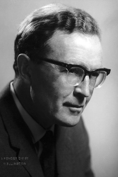 Douglas Lilburn, photographed by Spencer Digby (ca. 1964)